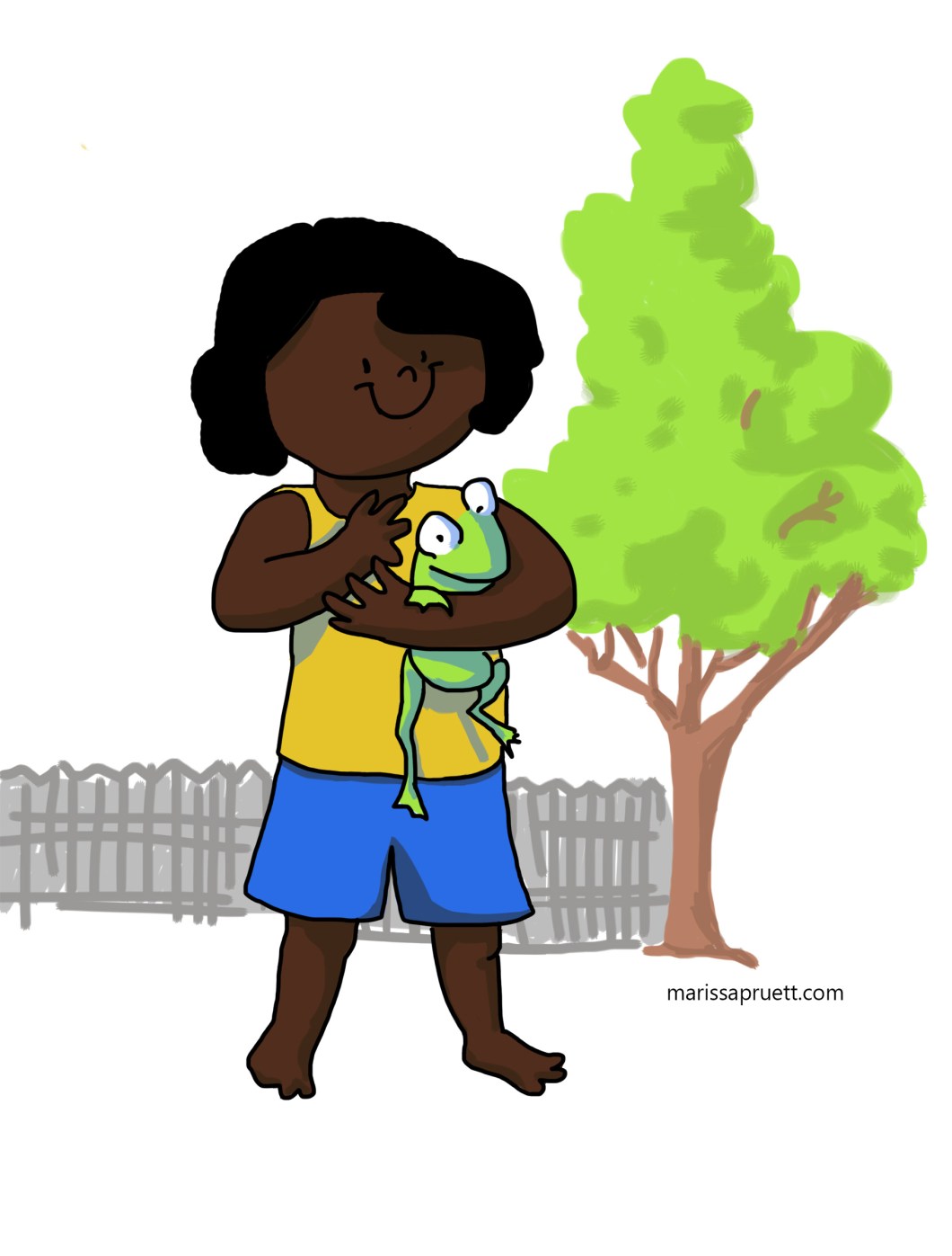 Mia with web address