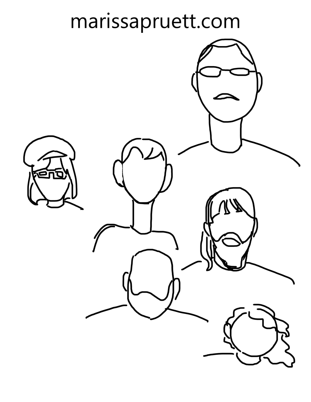 face silhouettes