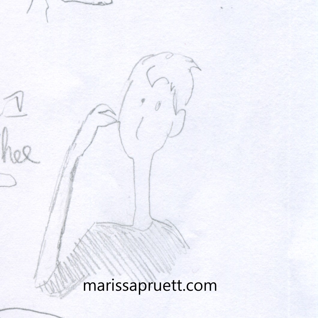 tall thin boy upper body